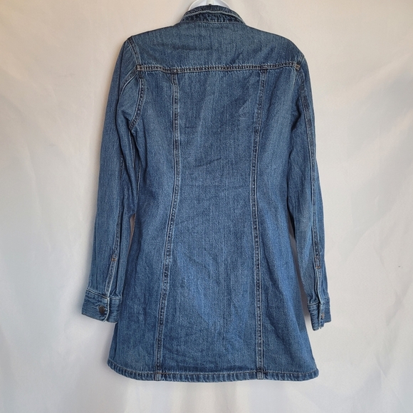 Life In Progress Denim Button Front Tunic Women's Size Medium - Picture 5 of 8